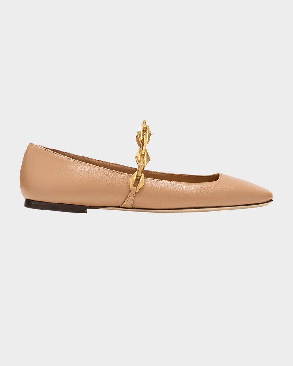Diamond Tilda Chain Ballerina Flats